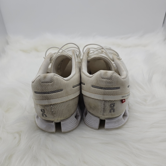 On Running Cream Sneakers with CloudTec Sole - Picture 3 of 6